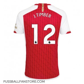 Arsenal Jurrien Timber #12 Replik Heimtrikot 2023-24 Kurzarm